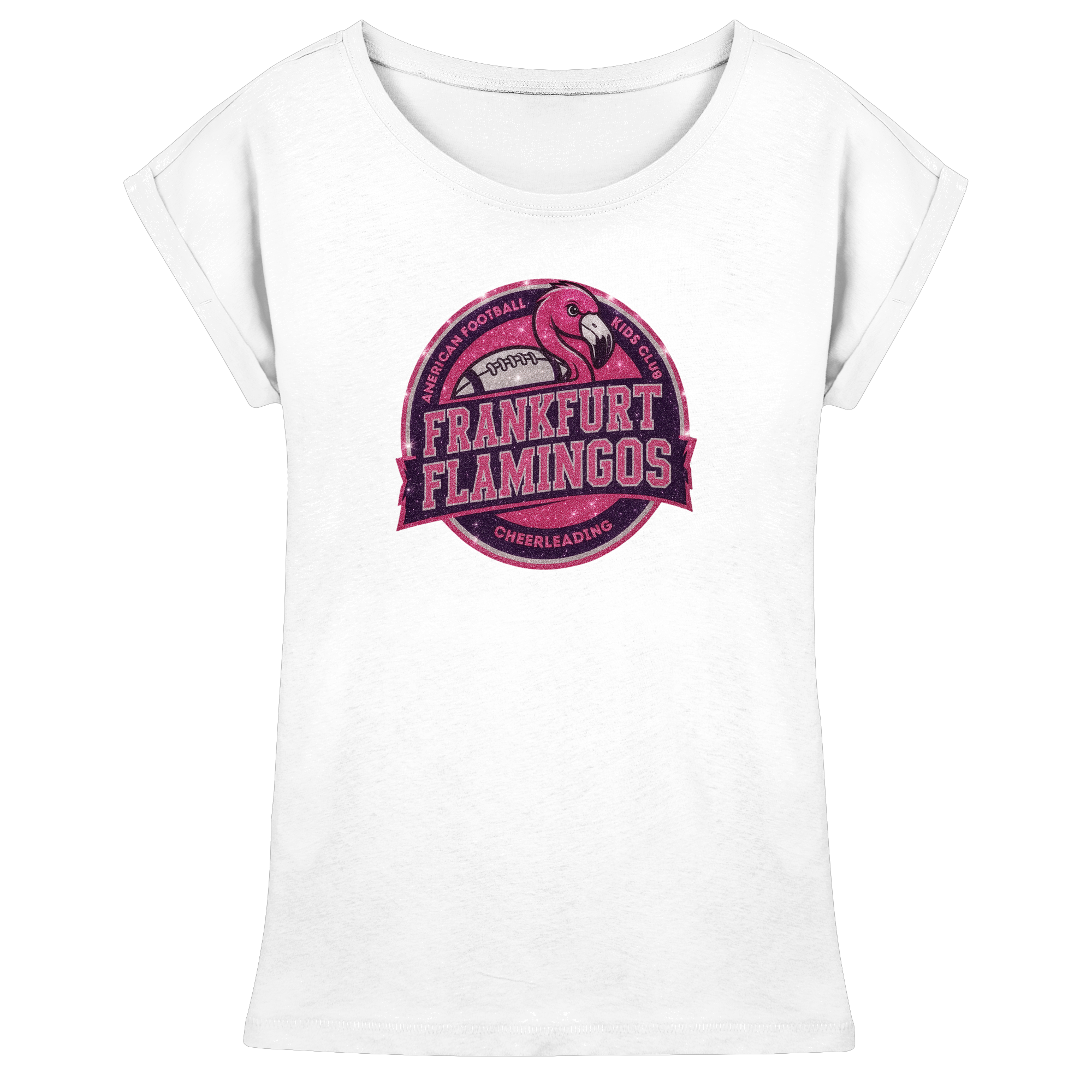 Frankfurt Flamingos - Womens Extended Shoulder T-Shirt