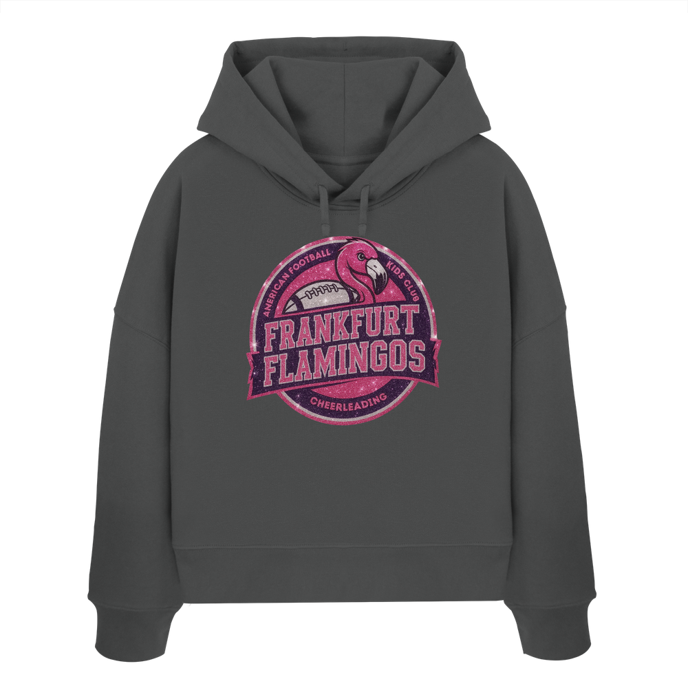 Frankfurt Flamingos - Womens Organic Boxcut Hoodie