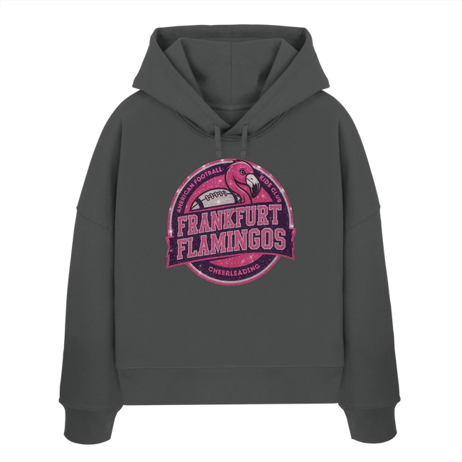 Frankfurt Flamingos - Womens Organic Boxcut Hoodie