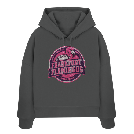 Frankfurt Flamingos - Womens Organic Boxcut Hoodie