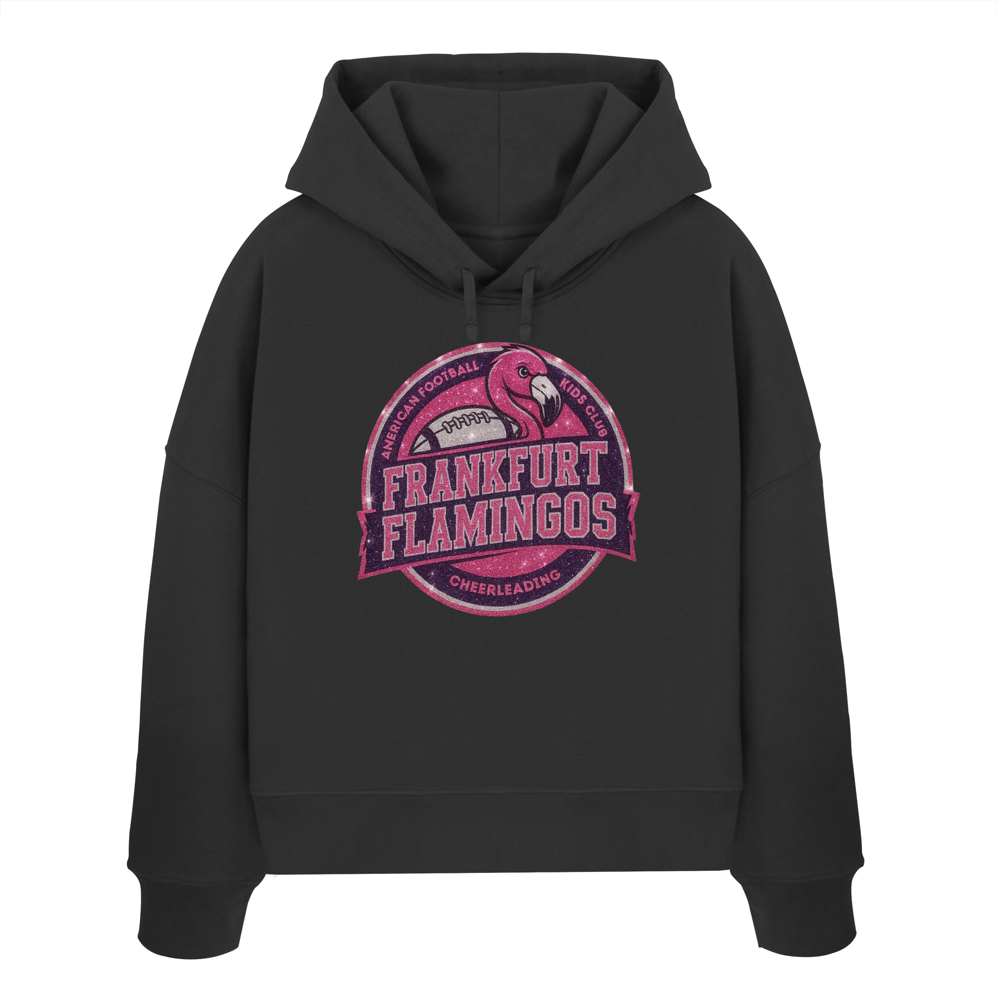 Frankfurt Flamingos - Womens Organic Boxcut Hoodie