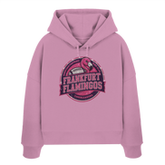 Frankfurt Flamingos - Womens Organic Boxcut Hoodie