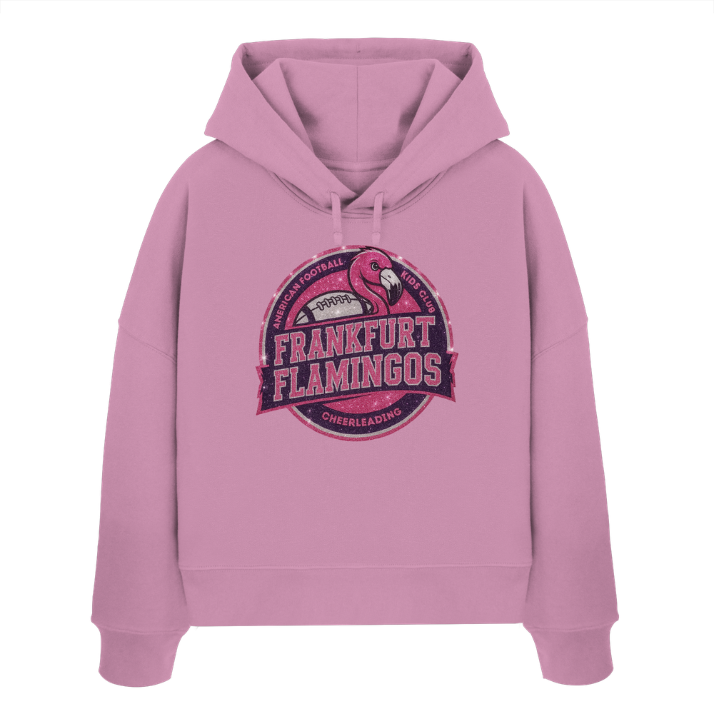 Frankfurt Flamingos - Womens Organic Boxcut Hoodie