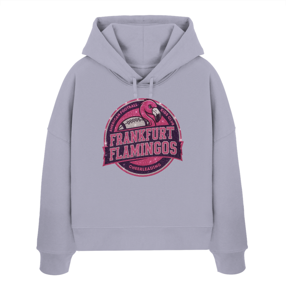 Frankfurt Flamingos - Womens Organic Boxcut Hoodie