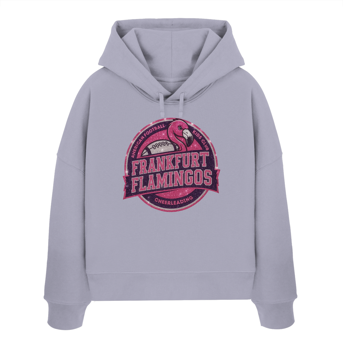 Frankfurt Flamingos - Womens Organic Boxcut Hoodie