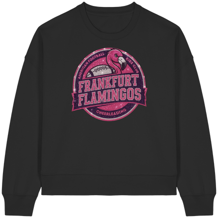 Frankfurt Flamingos - Womens Organic Boxcut Sweatshirt