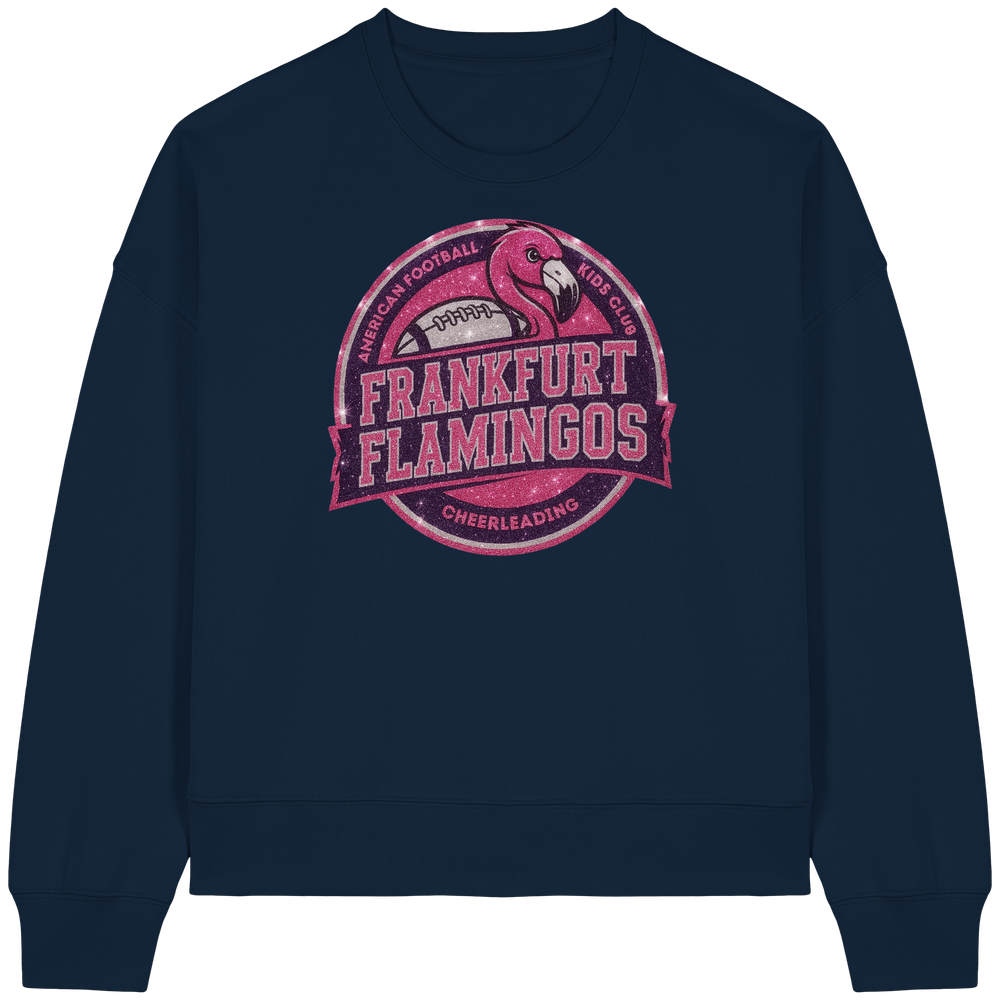 Frankfurt Flamingos - Womens Organic Boxcut Sweatshirt