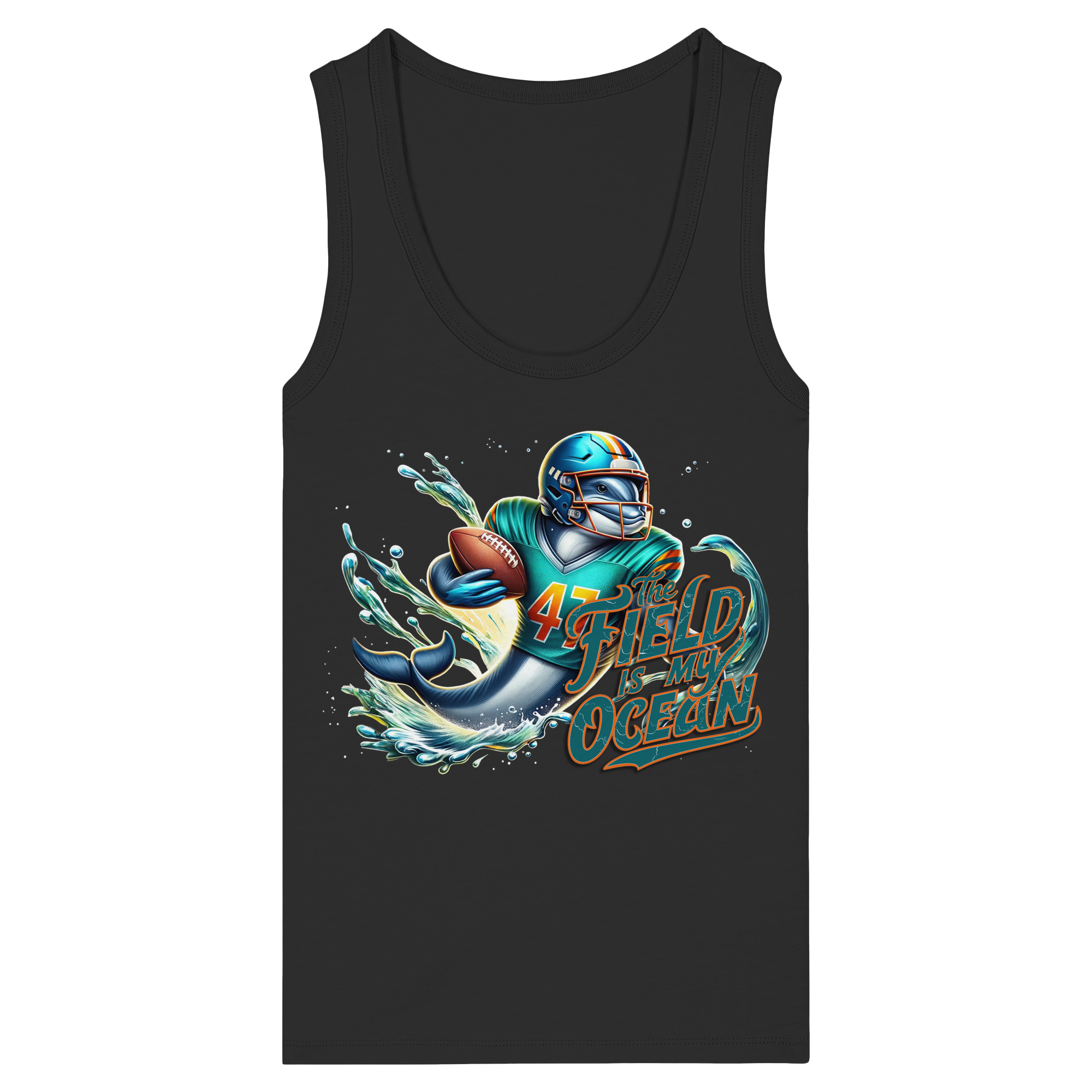 The Field is my Ocean - Womens Organic Fitted Tank Top