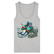 The Field is my Ocean - Womens Organic Fitted Tank Top