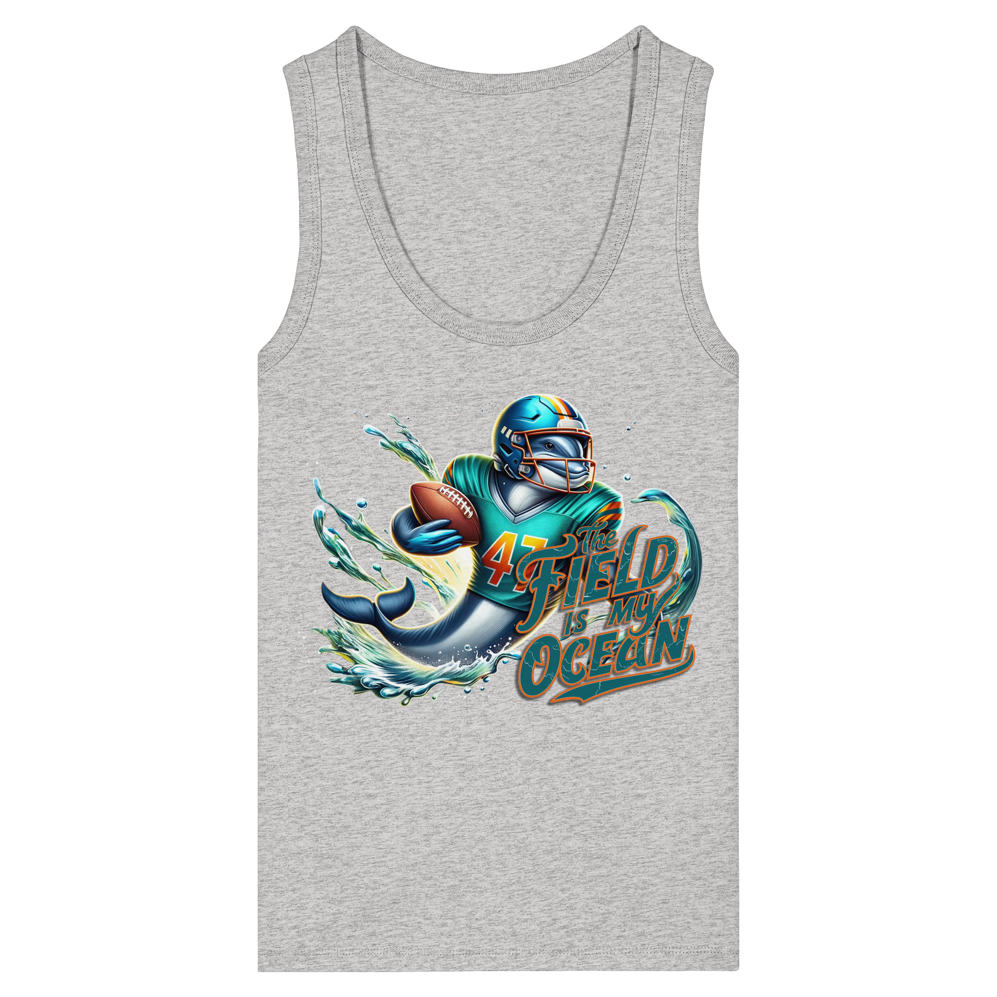 The Field is my Ocean - Womens Organic Fitted Tank Top