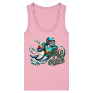 The Field is my Ocean - Womens Organic Fitted Tank Top