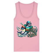 The Field is my Ocean - Womens Organic Fitted Tank Top