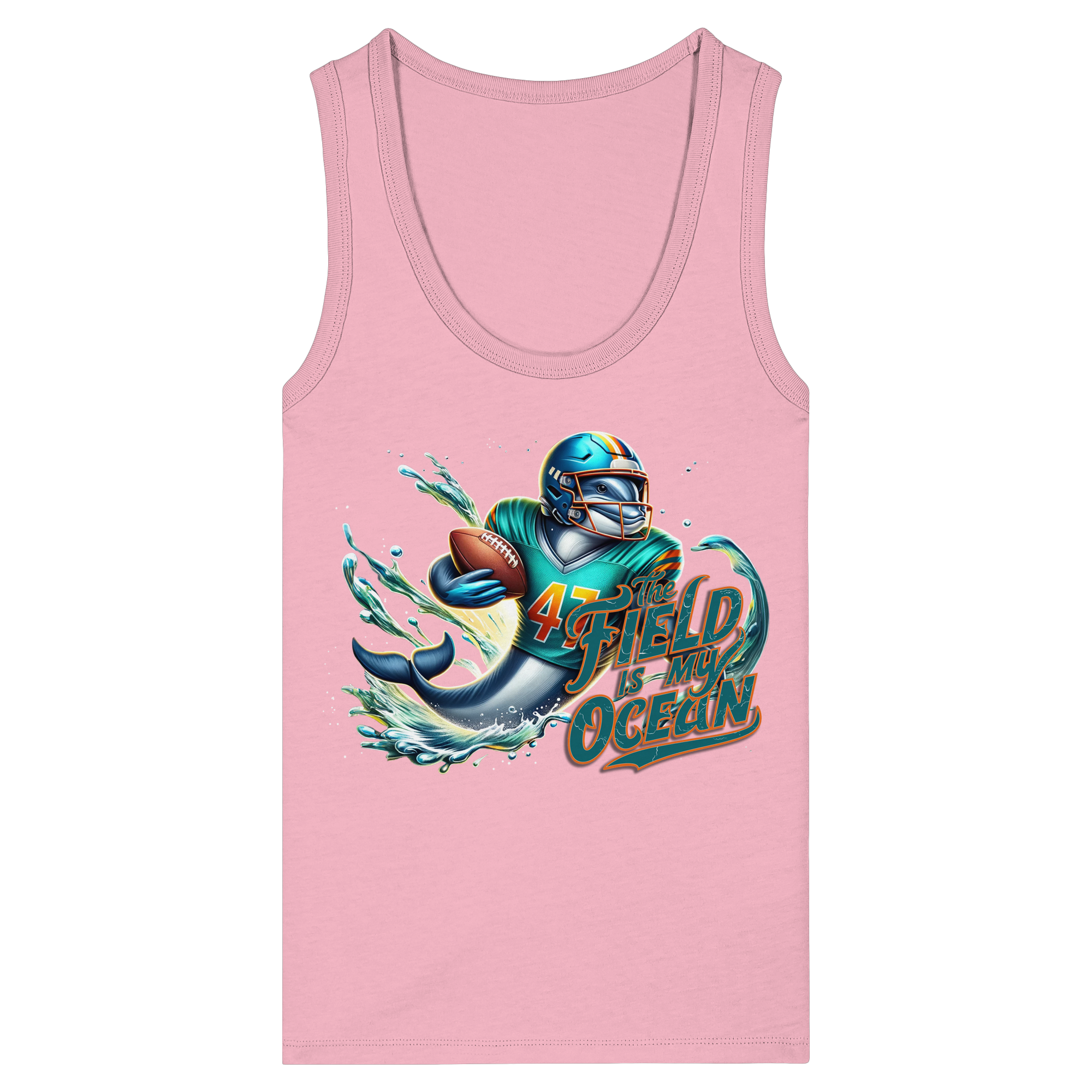 The Field is my Ocean - Womens Organic Fitted Tank Top