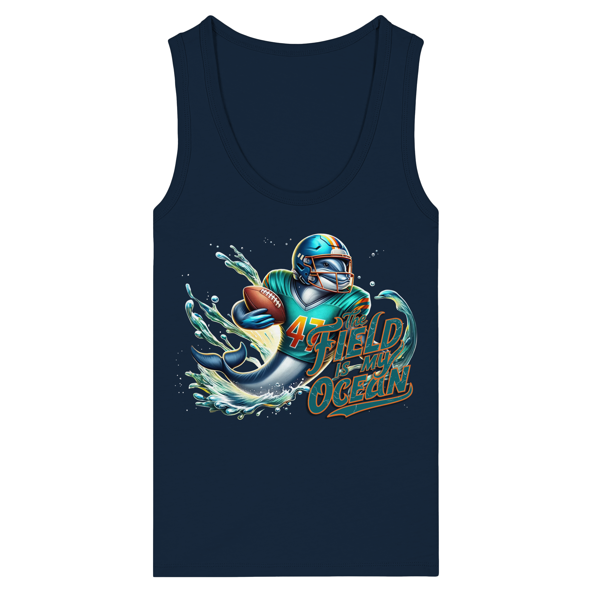 The Field is my Ocean - Womens Organic Fitted Tank Top