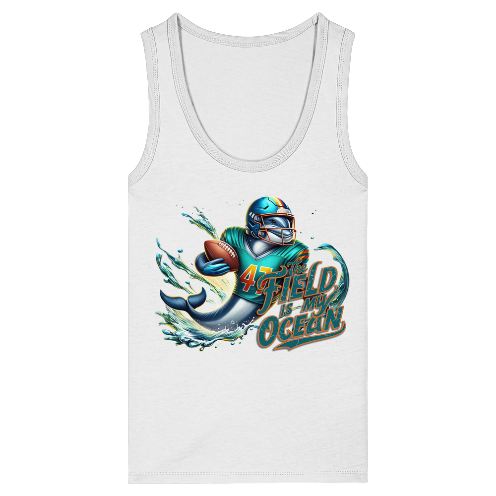 The Field is my Ocean - Womens Organic Fitted Tank Top