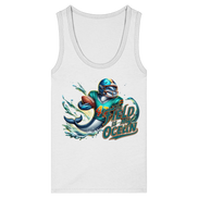 The Field is my Ocean - Womens Organic Fitted Tank Top