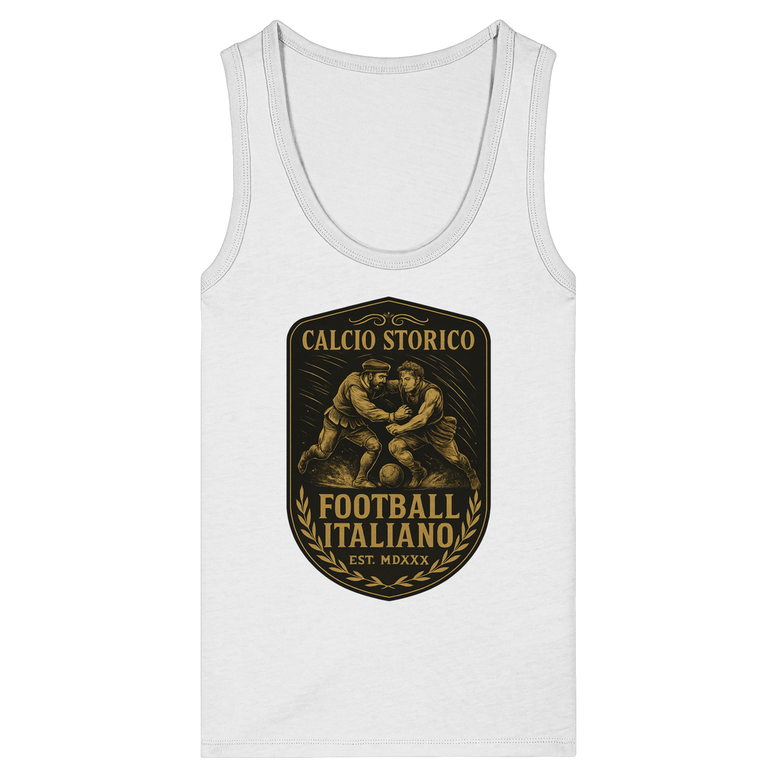 Calcio Storico III - Women's Organic Fitted Tank Top