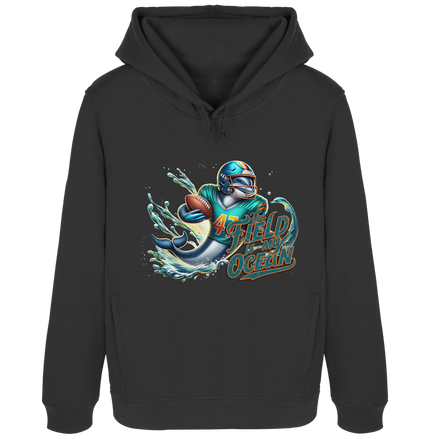 The Field is my Ocean - Womens Organic Hoodie B&amp;C