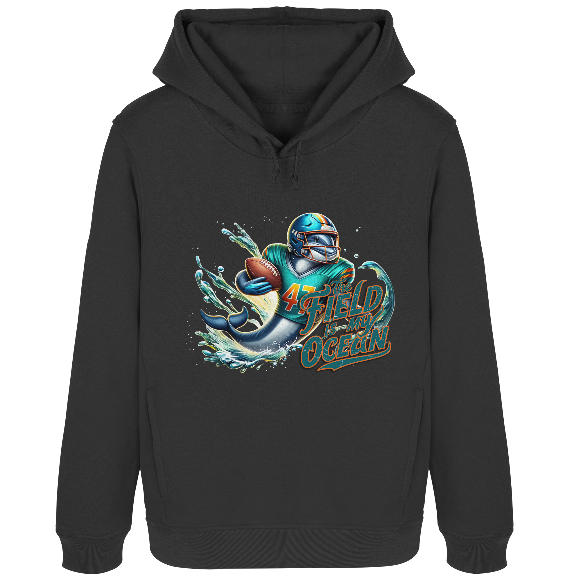 The Field is my Ocean - Womens Organic Hoodie B&C