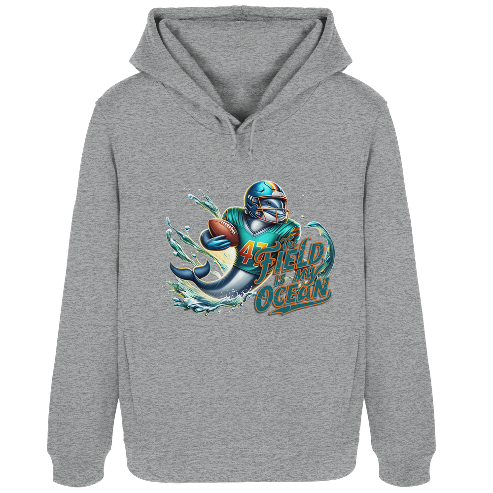 The Field is my Ocean - Womens Organic Hoodie B&amp;C