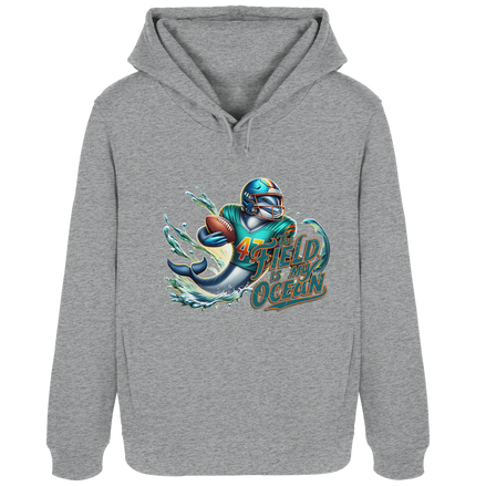 The Field is my Ocean - Womens Organic Hoodie B&amp;C