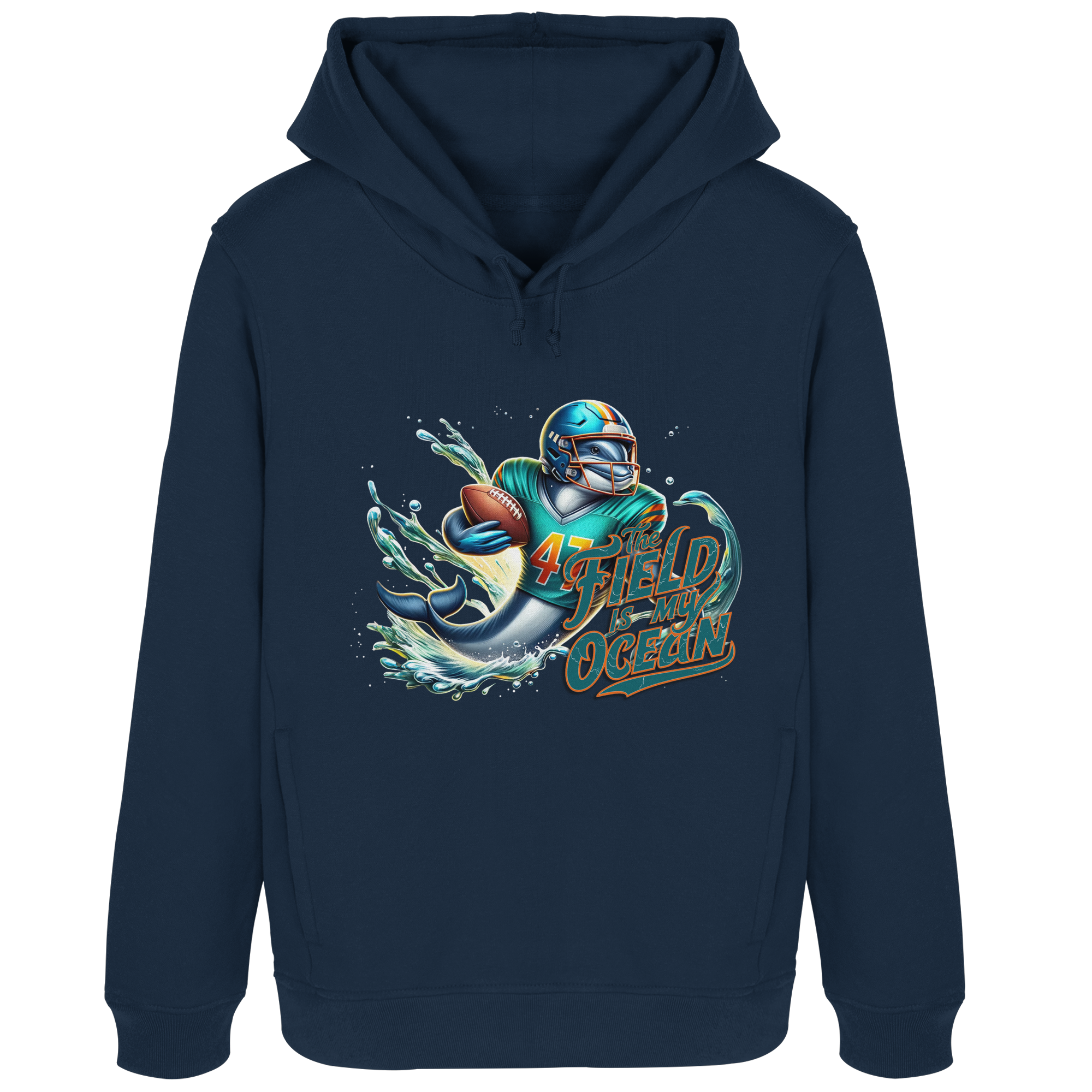 The Field is my Ocean - Womens Organic Hoodie B&C