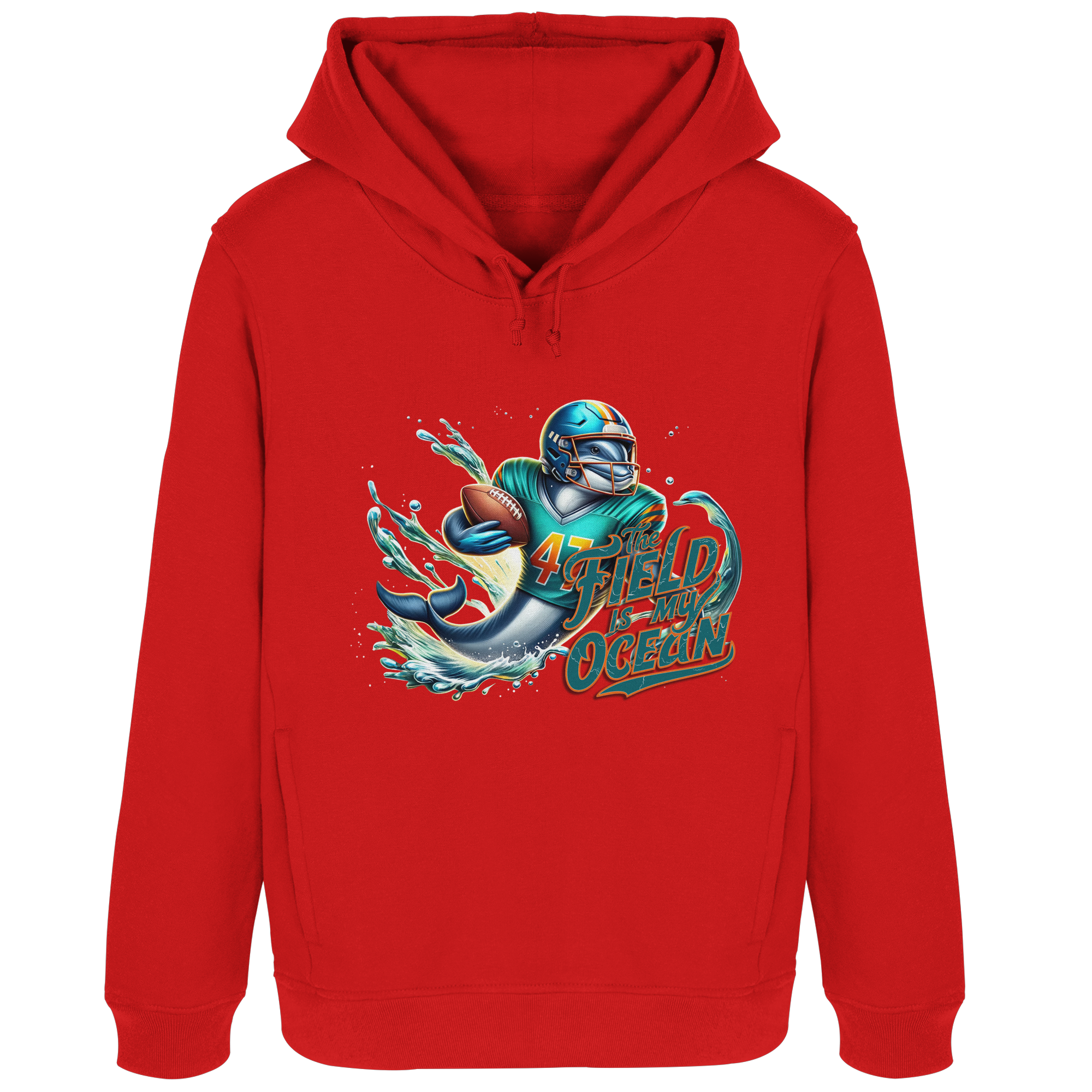 The Field is my Ocean - Womens Organic Hoodie B&C
