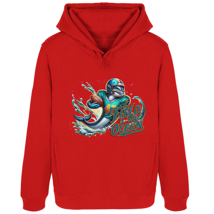 The Field is my Ocean - Womens Organic Hoodie B&C