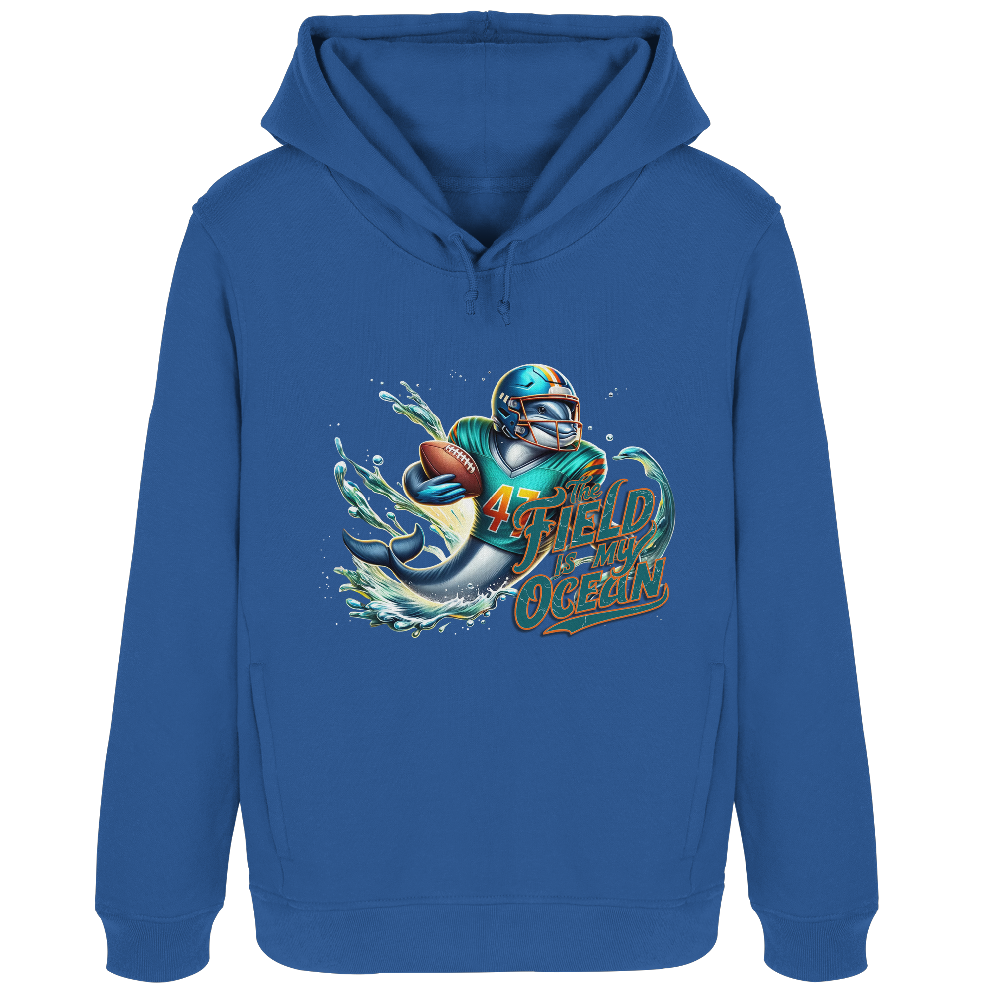 The Field is my Ocean - Womens Organic Hoodie B&C