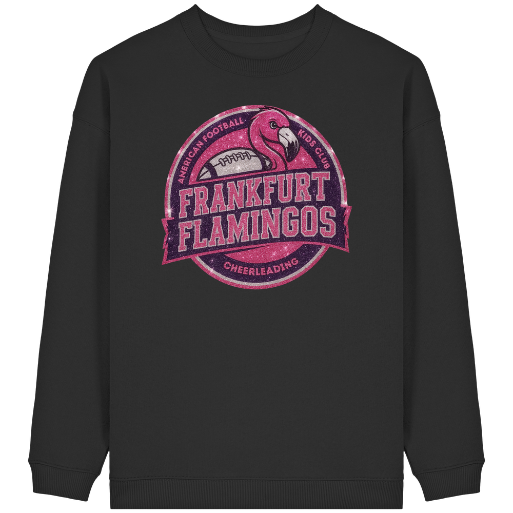 Frankfurt Flamingos - Womens Organic Oversized Sweatshirt