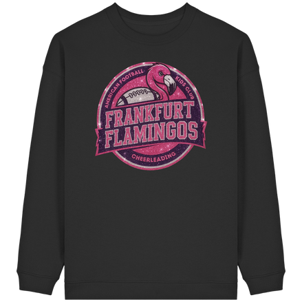 Frankfurt Flamingos - Womens Organic Oversized Sweatshirt