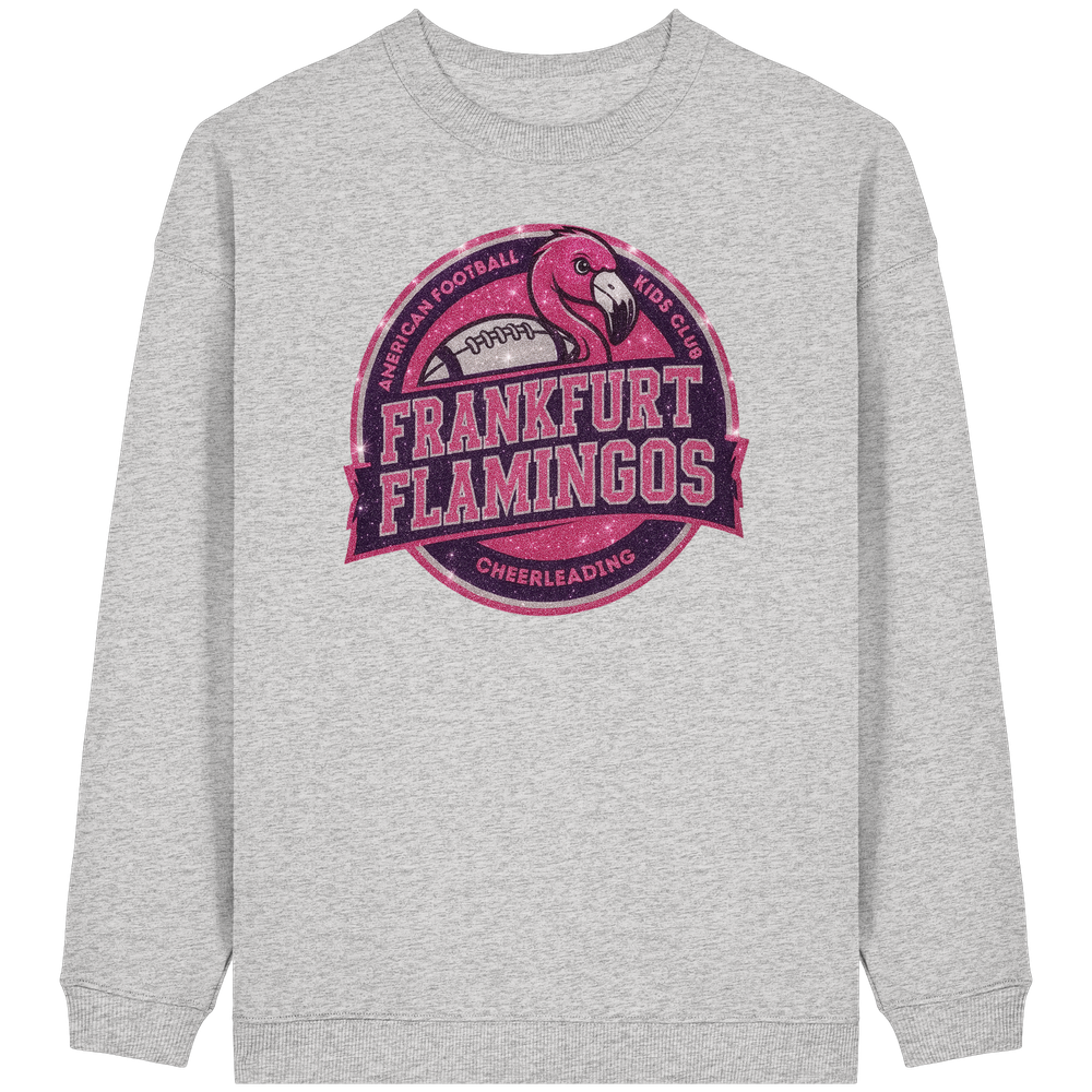 Frankfurt Flamingos - Womens Organic Oversized Sweatshirt