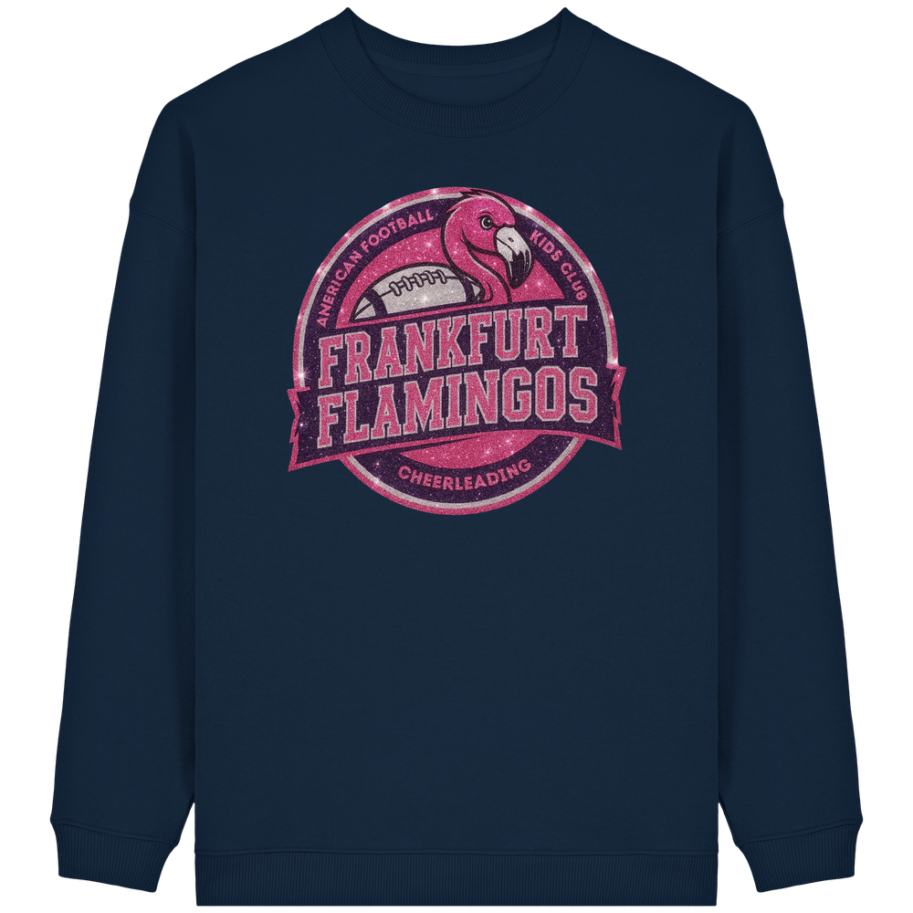 Frankfurt Flamingos - Womens Organic Oversized Sweatshirt