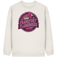 Frankfurt Flamingos - Womens Organic Oversized Sweatshirt