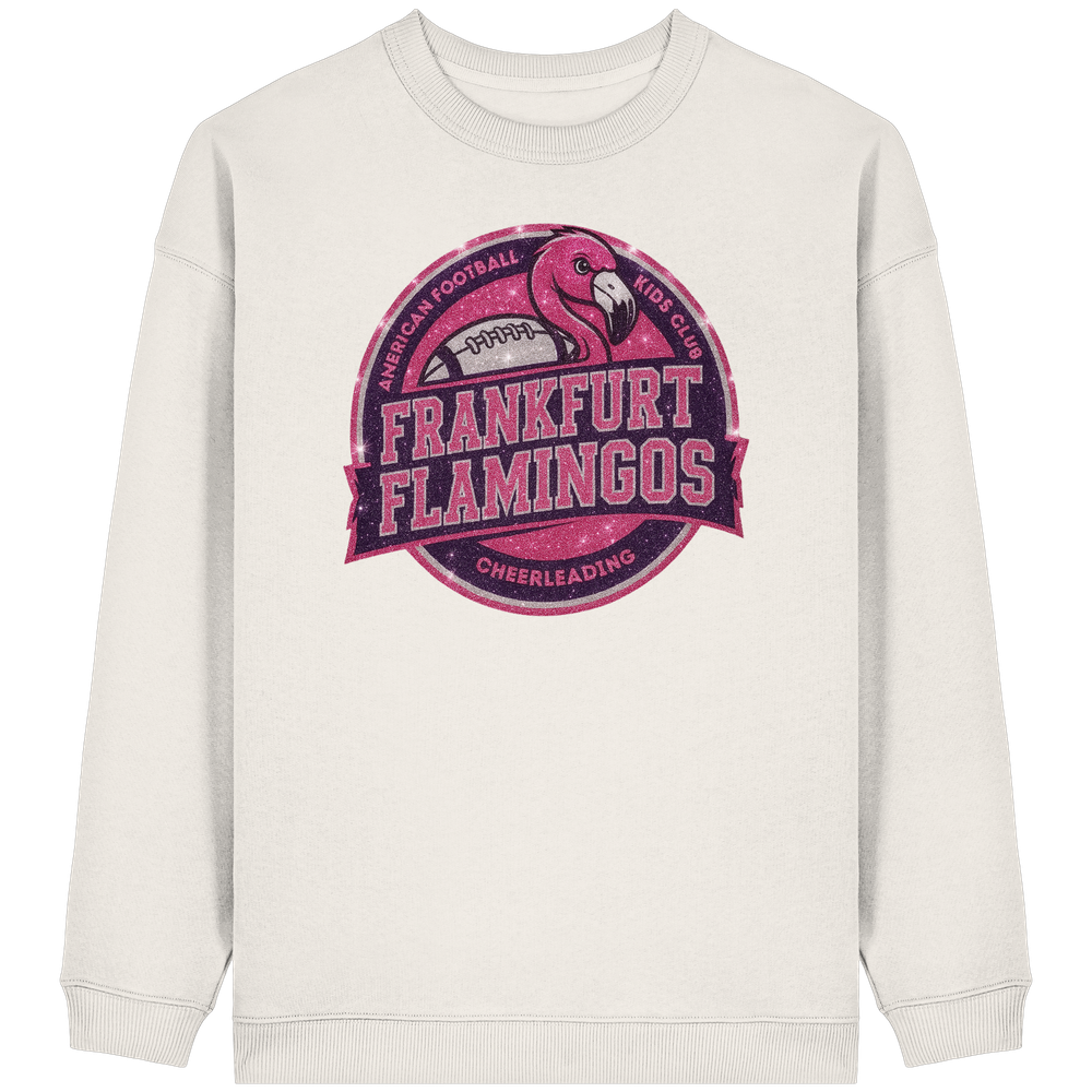 Frankfurt Flamingos - Womens Organic Oversized Sweatshirt