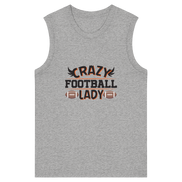 Crazy Football Lady - Womens Organic Tank Top